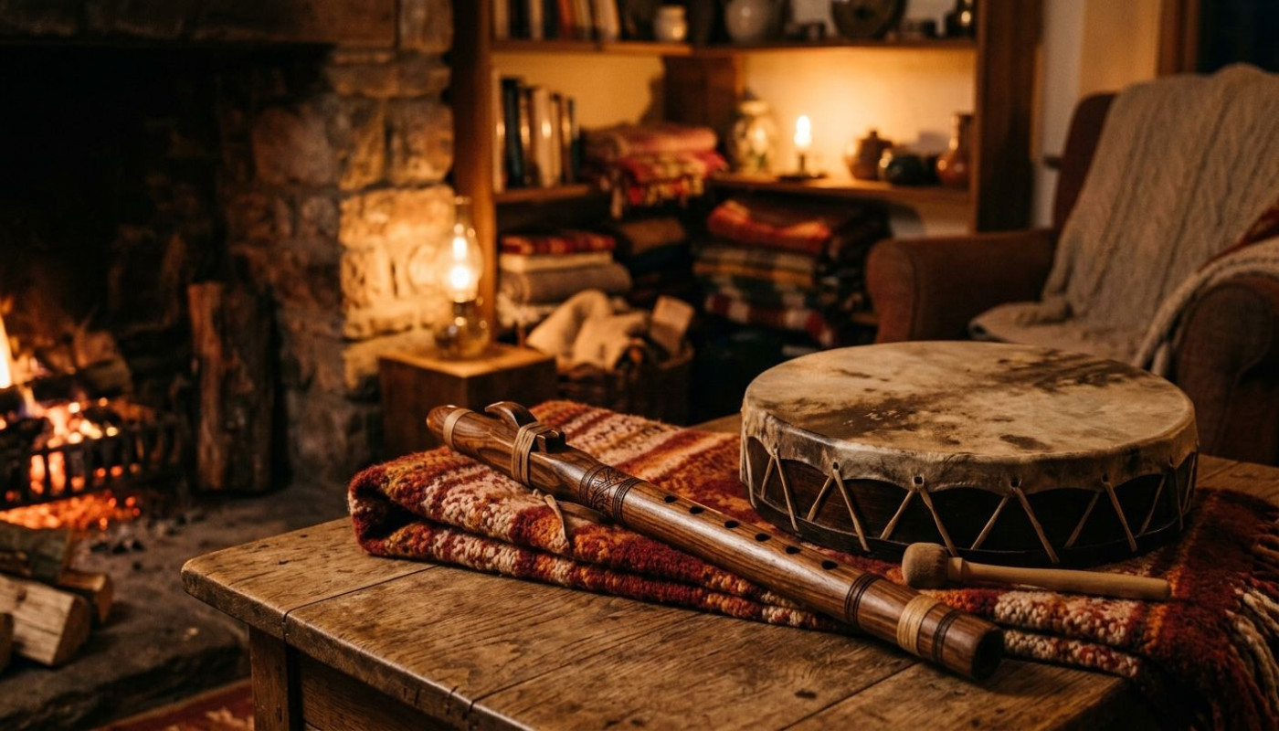 Comment les instruments traditionnels favorisent-ils la relaxation ?